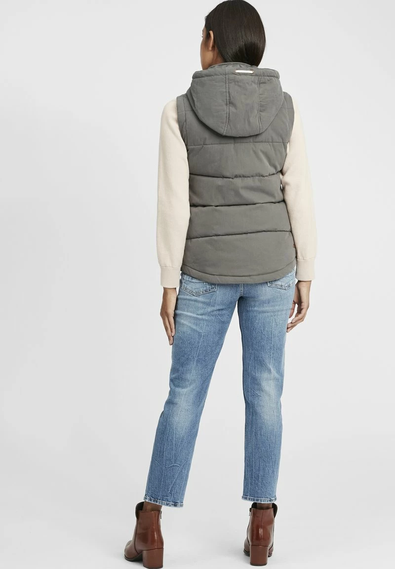 Oxmo OXLEW - Chaleco - Dark Grey , Mujer 3 Oxmo OXLEW - Chaleco - Dark Grey , Mujer - Imagen 3