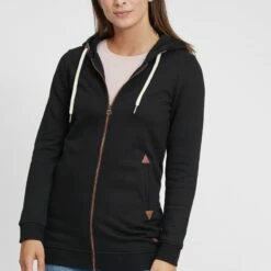 Oxmo OXVICKY - Sudadera Con Cremallera - Black , Mujer