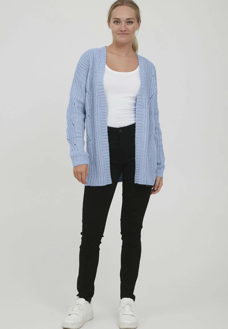 Oxmo OXCLEA - Chaqueta De Punto - Sky Blue, Mujer 2 Oxmo OXCLEA - Chaqueta De Punto - Sky Blue, Mujer - Imagen 2