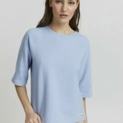 Oxmo JONNE - Camiseta Básica - Kentucky Blue, Mujer
