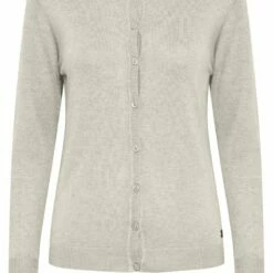 Oxmo Chaqueta De Punto - Oyster Grey Melange , Mujer -Oxmo tienda en línea f7ff0cb7b6ec4ef480b844603da4e4b1