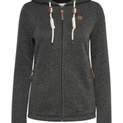 Oxmo OXTHORY - Sudadera Con Cremallera - True Black , Mujer -Oxmo tienda en línea f88f32f7f62444e9ad2b41f0735cdbfb