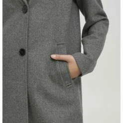 Oxmo OXNETA - Abrigo Clásico - Medium Grey Melange, Mujer -Oxmo tienda en línea f89418adec79436fa4a5991fbac5626a