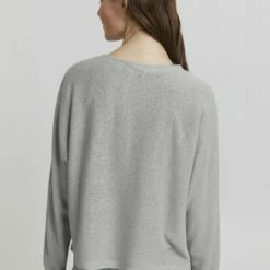 Oxmo KIKE - Chaqueta De Punto - Aqua Gray , Mujer -Oxmo tienda en línea f9ea119f04f045f6bffcd8fe11aed45f