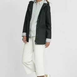 Oxmo OXBECKY - Impermeable - Black, Mujer