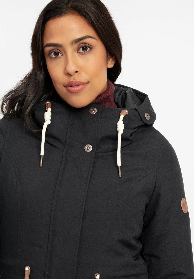 Oxmo OXMELLY - Abrigo De Invierno - Black , Mujer 4 Oxmo OXMELLY - Abrigo De Invierno - Black , Mujer - Imagen 4