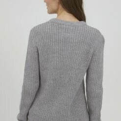 Oxmo OXNATASJA - Jersey De Punto - Medium Grey Melange, Mujer -Oxmo tienda en línea fd73a0440a4c4dffaec719920f96e2e1
