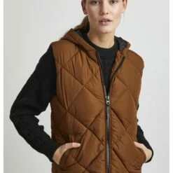 Oxmo OXSTANA - Chaleco - Tortoise Shell , Mujer