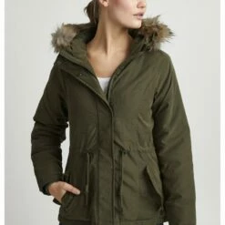 Oxmo OXLONA - Abrigo De Invierno - Ivy Green , Mujer